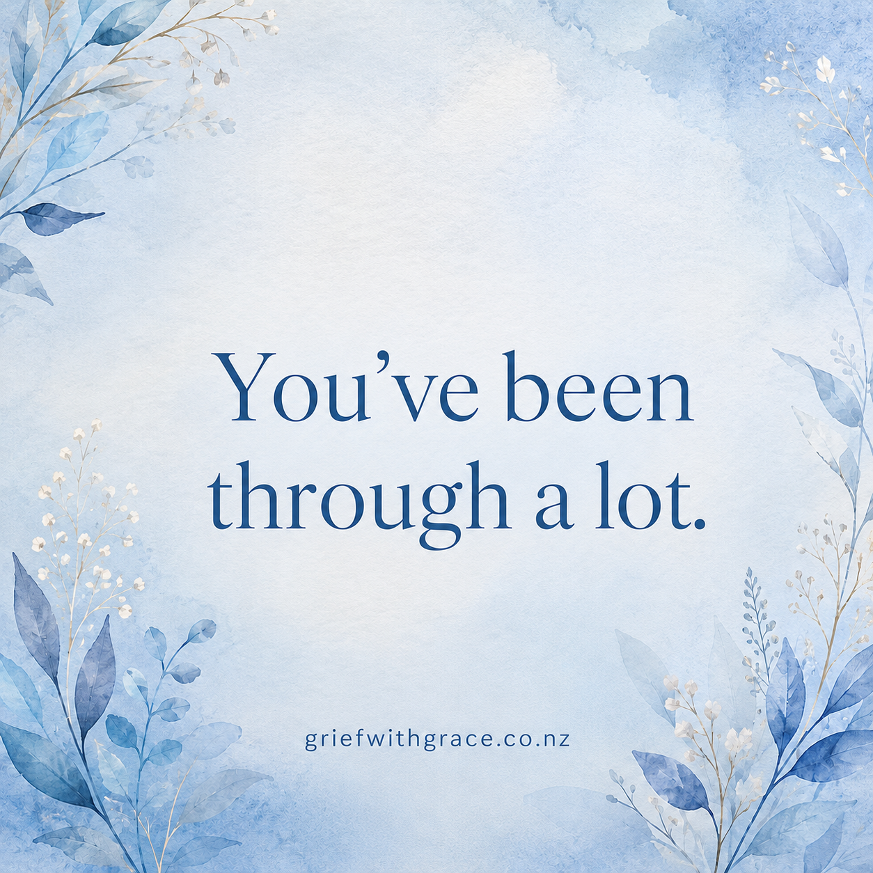 You've been through a lot - griefwithgrace.co.nz