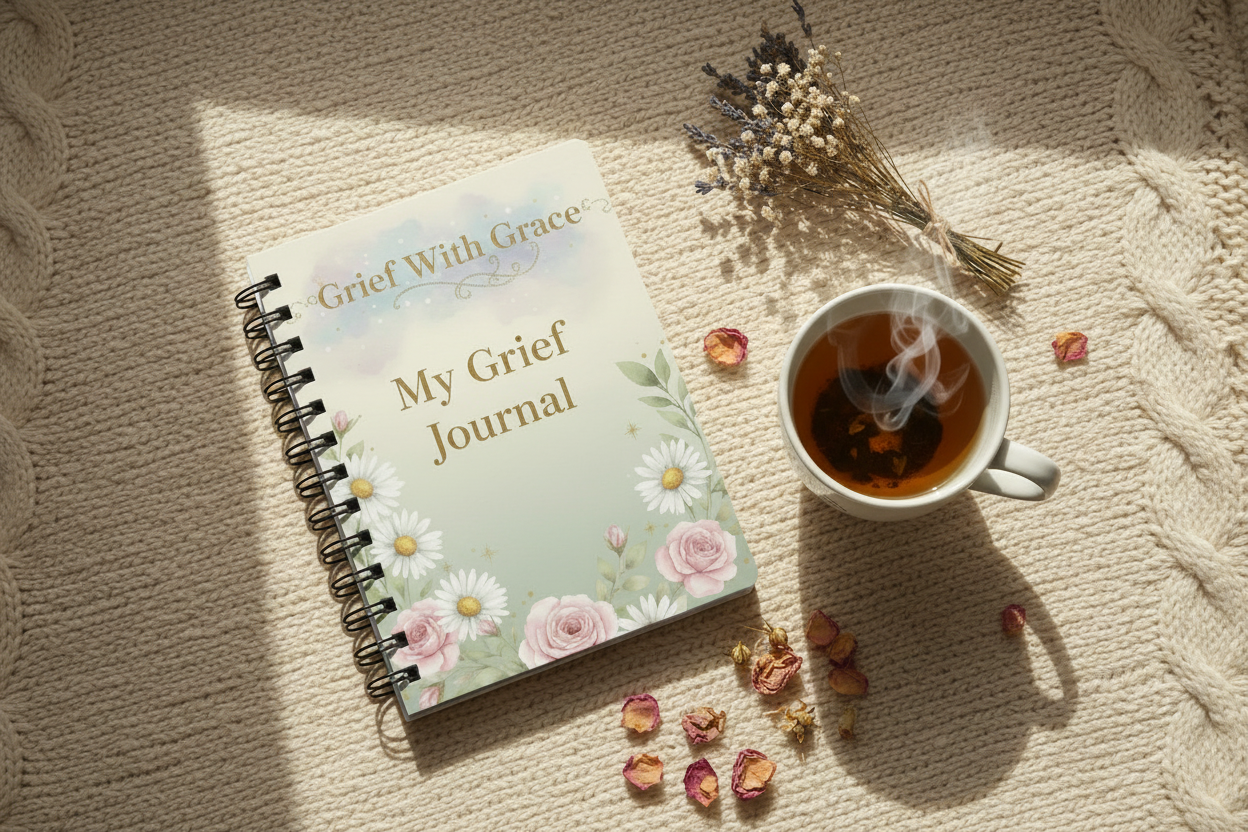 Grief Journal Landscape - Mockup