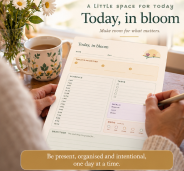 A Little Space to Bloom – 10-Page Journal
